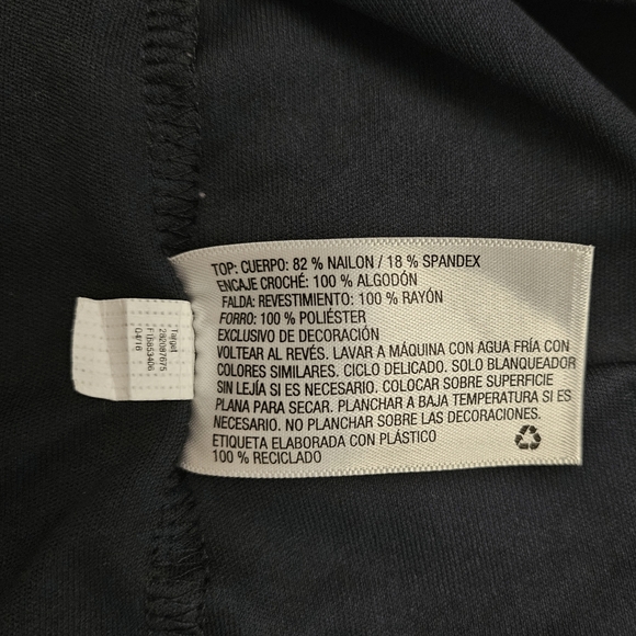 Xhilaration Navy with Mesh Corchet Lace Dress — Target — Size: XL - Picture 7 of 7